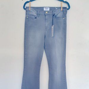 Frame Denim Le High Flare Hardy Gray Sz 31